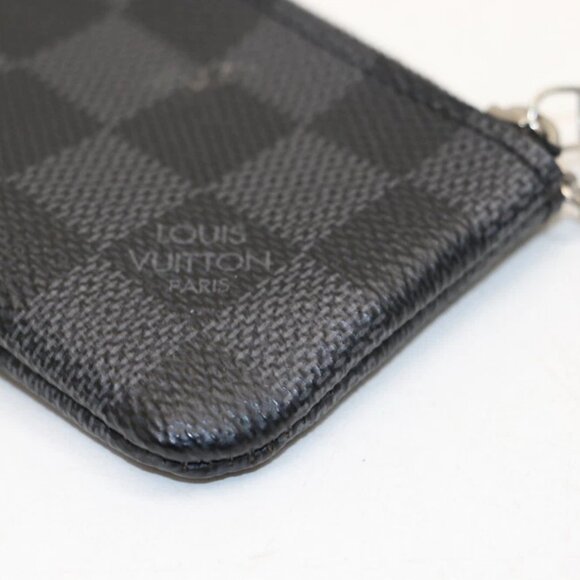 Louis Vuitton Damier Graphite Key Pouch - Black - Picture 8 of 14